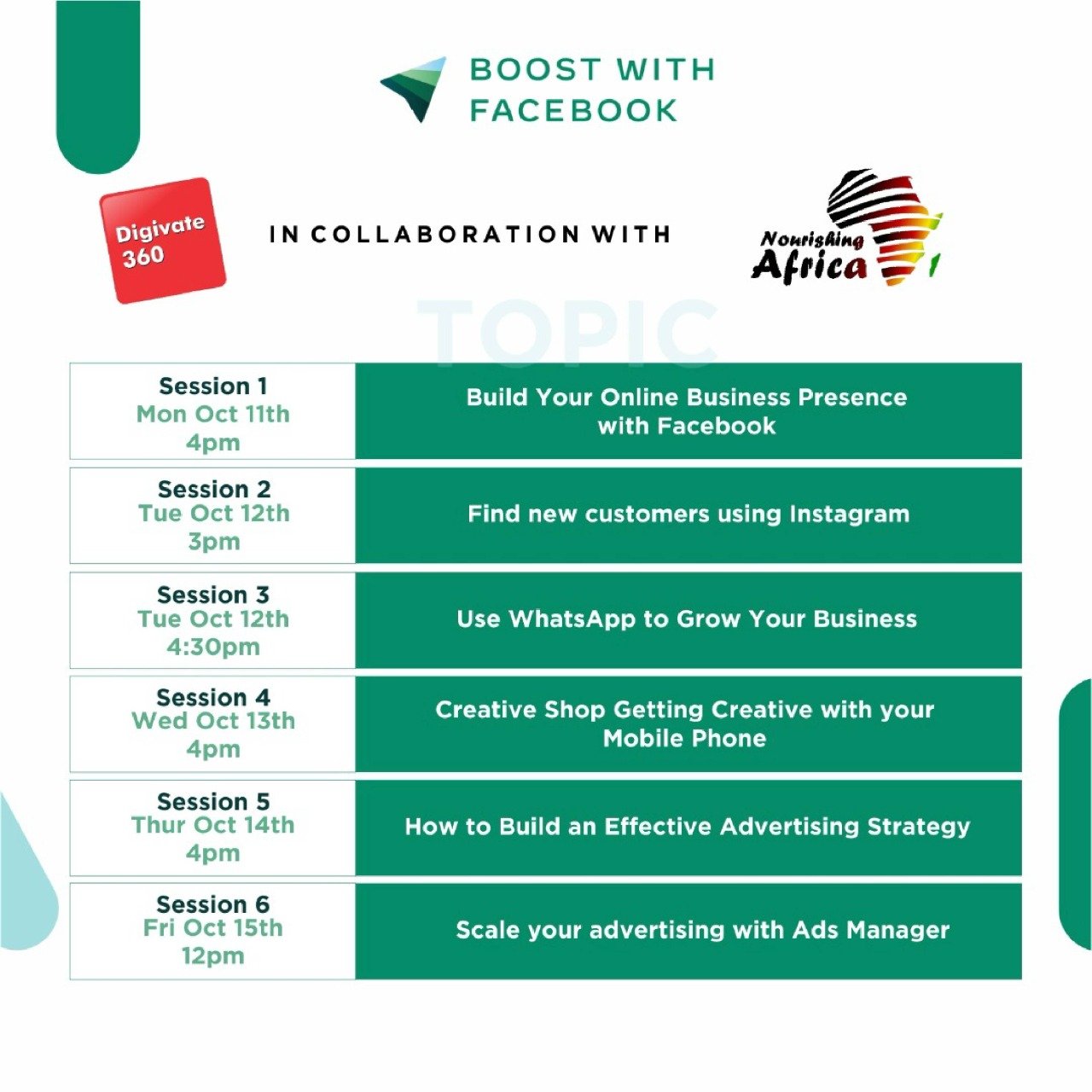 Nourishing Africa Partners with Digivate 360 to Launch Digital Training for Members